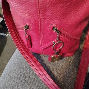 Jones New York Fuchsia Crossbody Bag